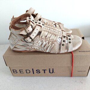 NEW! Bed Stu Claire Women's Claire Sandal Teak 8.5